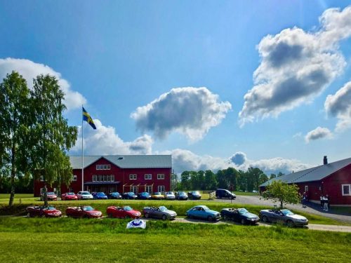 saab club scandic tour 2025 Auto groepsfoto
